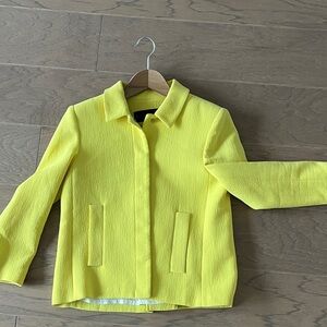 Bright Yellow short blazer
